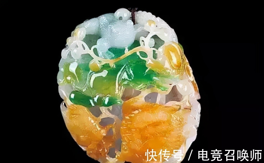 拼凑#七彩翡翠难寻,把颜色拼凑起来的彩虹色泽简直绝了,减龄又显年轻