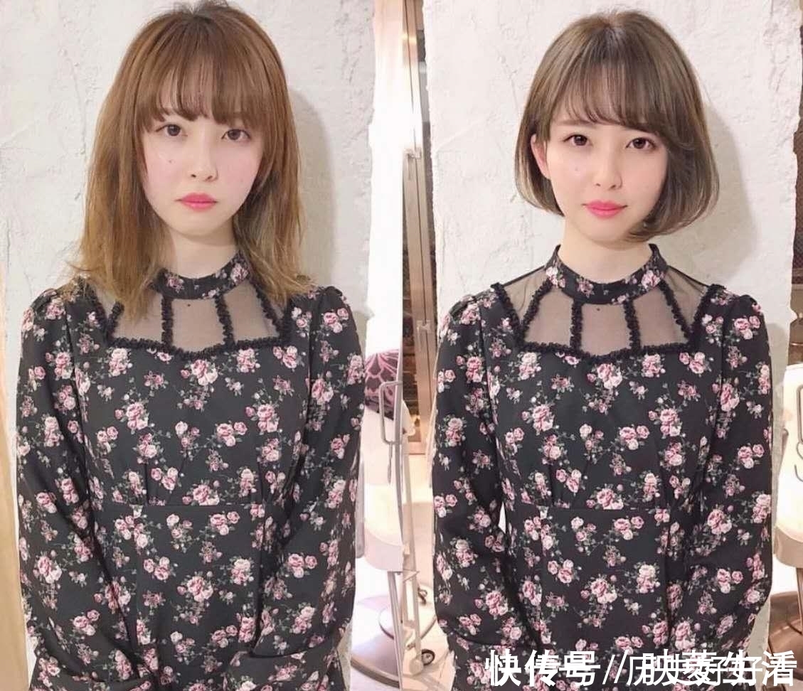 时尚|圆脸型的女生适合留什么刘海显得时尚一些?