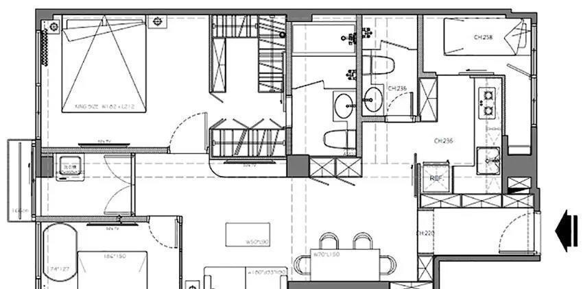 门厅|设计师爆改66㎡老破小,挤出3房2厅,颜值堪称“小豪宅”