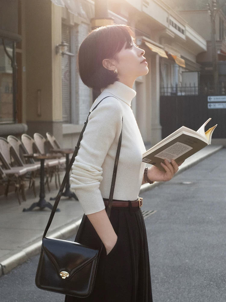 大长腿|基础色毛衣才是永恒的经典,为你带来了3个经典色,照搬都不出错