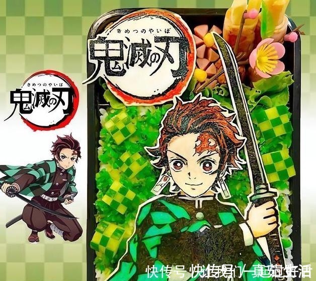 富冈|《鬼灭之刃》便当你见过吗完美还原人物形象,精美到不敢吃