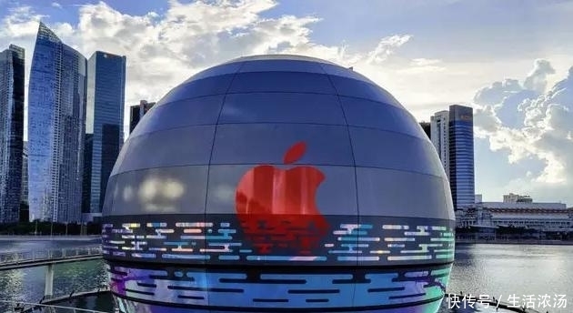 巨型|这家新加坡苹果手机巨型球馆看起来真有趣