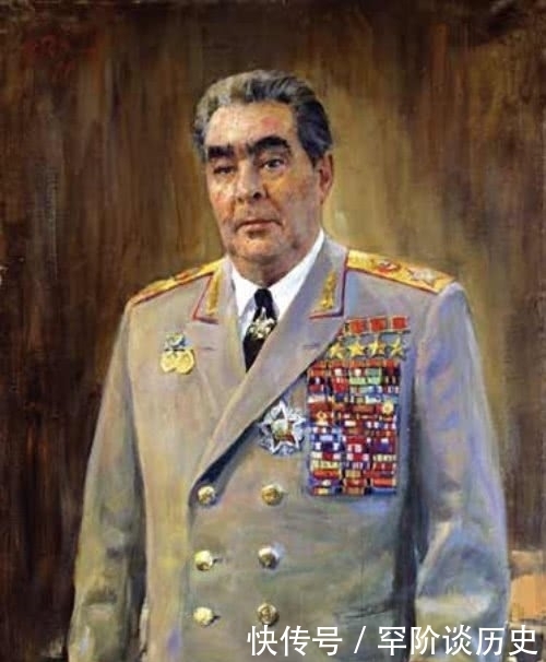 领导人|苏联宣传画里的勃列日涅夫 当年的苏联领导人 一直干到死