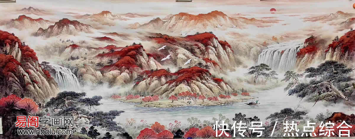 杨天佑@梁海波:师法自然,创造灵动彩墨山水