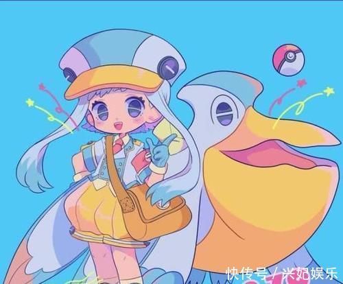 神奇宝贝拟人化，水箭龟酷炫似西部牛仔，沙漠蜻蜓成公主