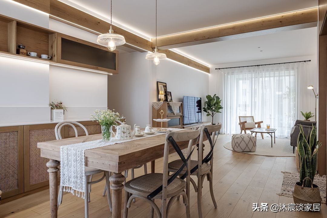 蕾丝|她说她家是“穷装修”,我看并不是这样,越简单越舒服,温暖雅致