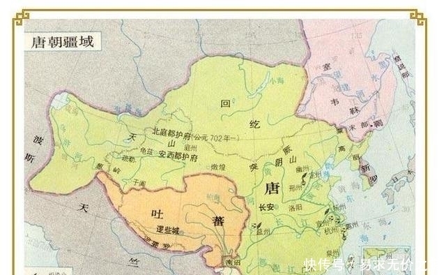 其它朝代都用两种以上颜色画中国古代版图，为何清朝只需一种