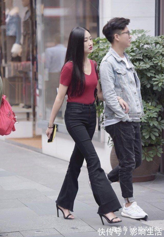 喇叭裤 心里的话,好想带你回家,如此有魅力的辣妈,你喜欢吗