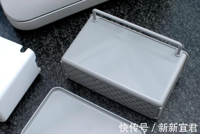抗菌|抗菌、免钉上墙、可拆洗，收纳好帮手：火候抗菌厨房置物三件套