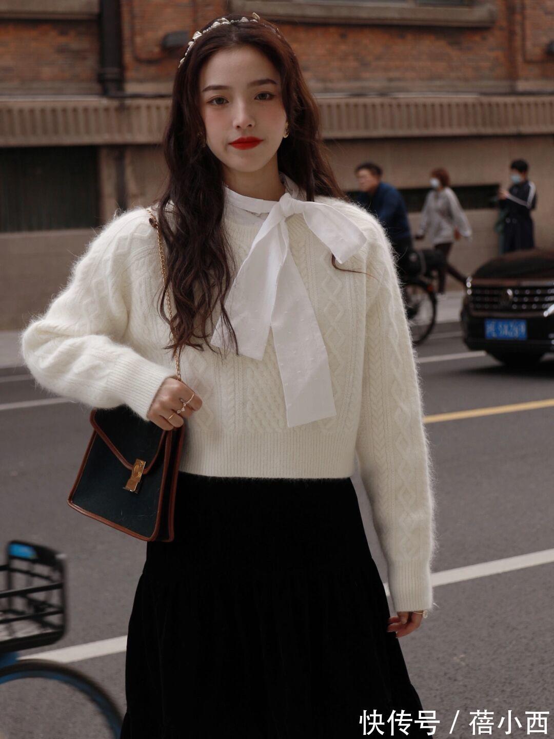 博主|“毛衣+半身裙”,“毛衣+直筒裤”,才是冬季时髦精的最佳搭配