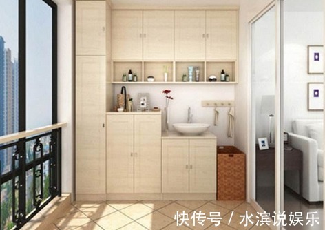 柜子|现在越来越流行阳台打一个柜子，多出一个间房，有钱人都这么装