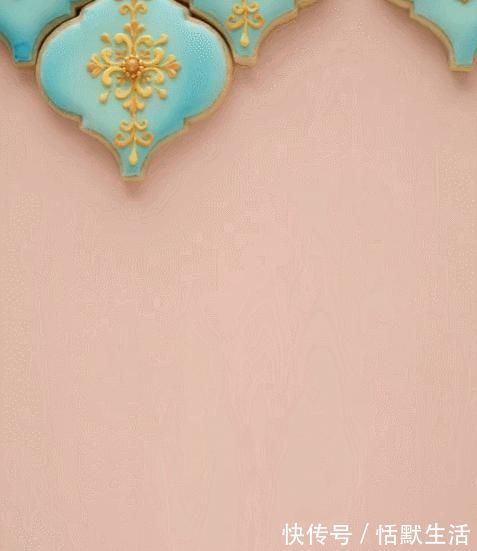 饼干|美到舍不得吃！甜品师手作花砖饼干，救救老夫的少女心！