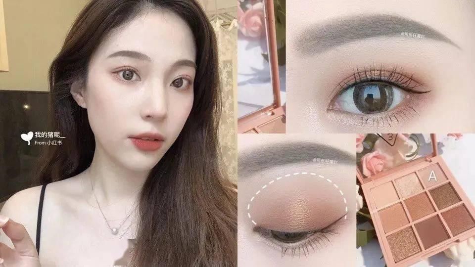 混血感|绝美渐层眼妆,实用九宫格眼影盘画眼影技巧公开!