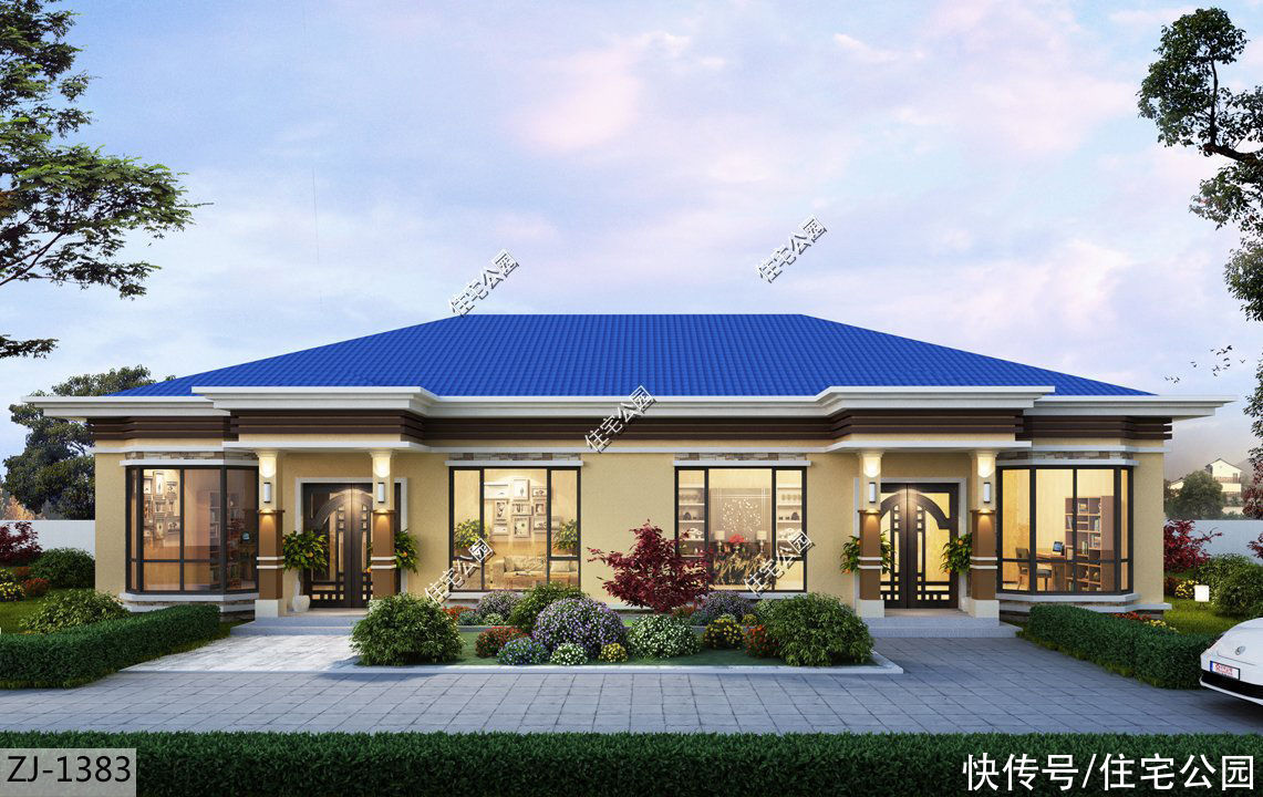 建筑面积|2021年就建这10套别墅吧，双拼设计太绝了，尤其是第6套特别实用