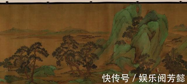 青山綠水卷|宋 劉松年款:青山綠水卷