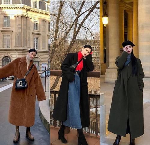 讲真，穿大衣就服街拍达人！她们的“大衣穿搭”，时髦高级又好看