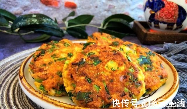 蔬菜饼|小基数减脂多吃它，低脂低卡，营养高口感好，5分钟就能做好！