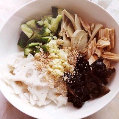 凉拌素什锦，鲜香爽口，低脂健康，好吃不怕胖