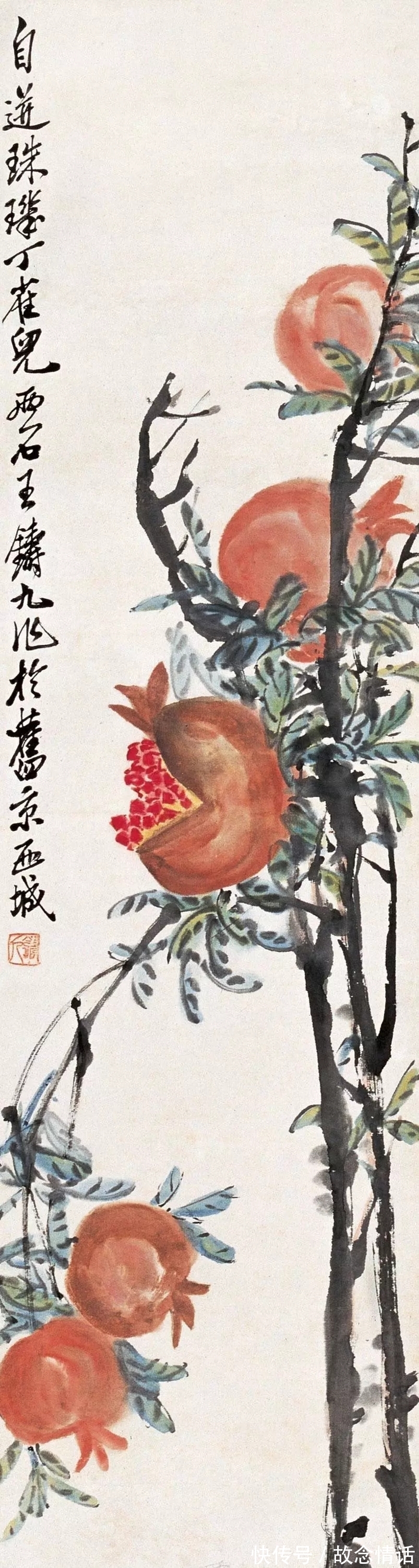 齐白石&齐白石入室弟子,拜师不学师!王铸九写意花鸟画