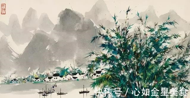 绘画|吴冠中我未能把握住竹的新貌,只好望竹兴叹!