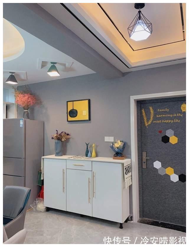 墙壁|装修了半年的新房终于可以入住了,简单大方接地气,朋友都说好看