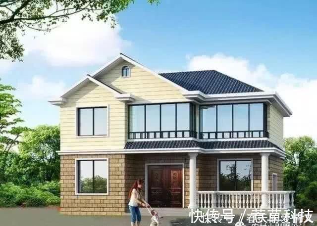 外墙|6套小户型农村别墅,精挑细选的爆款图纸,随便建一套都出彩
