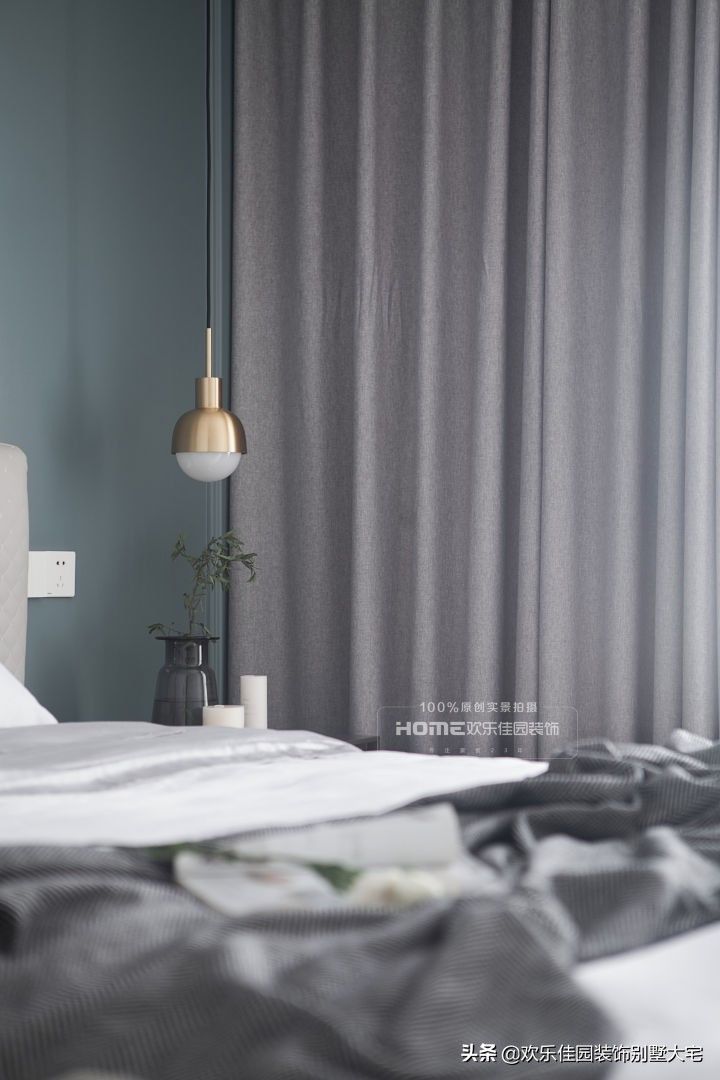 主卧|138m2简约三居，温暖精致，浪漫轻奢