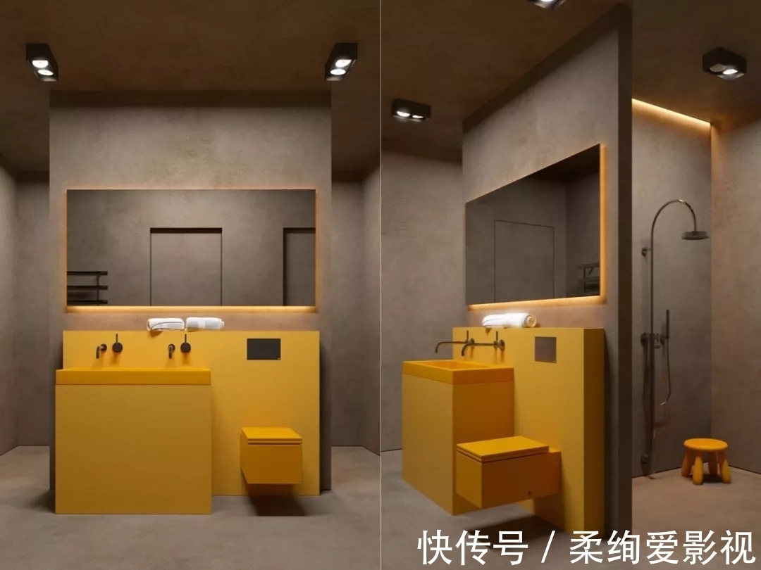 洗手盆|20张卫生间洗手盆设计案例，都很漂亮，总有一款你喜欢的！