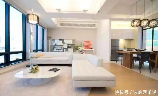 沙发|94㎡简约一室房，没有墙的设计，连卧室都是“隐藏”起来的