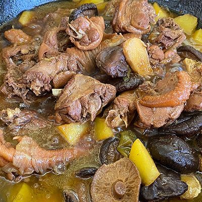 炖肉档|小鸡炖蘑菇