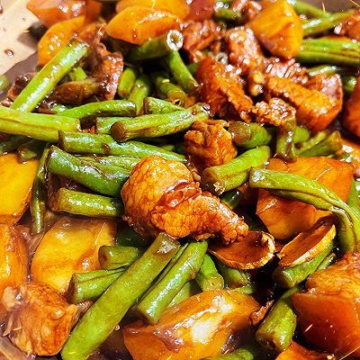 豆角|土豆豆角炖肉