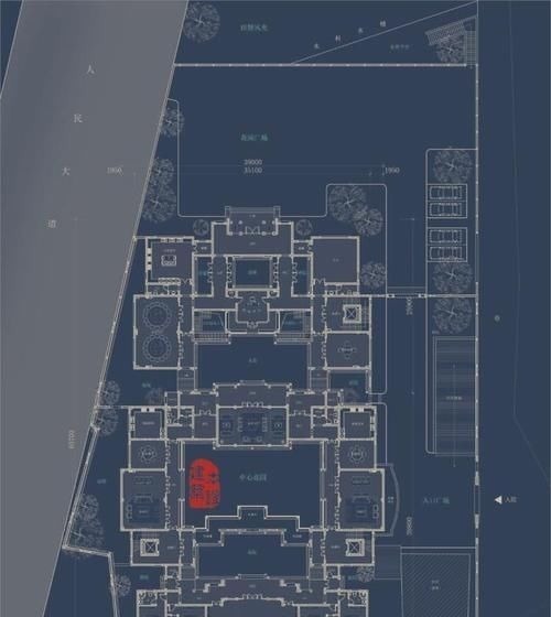 地下室|不用再找了,这绝对是最顶级的新中式四合院,庭院深深,杨柳堆烟