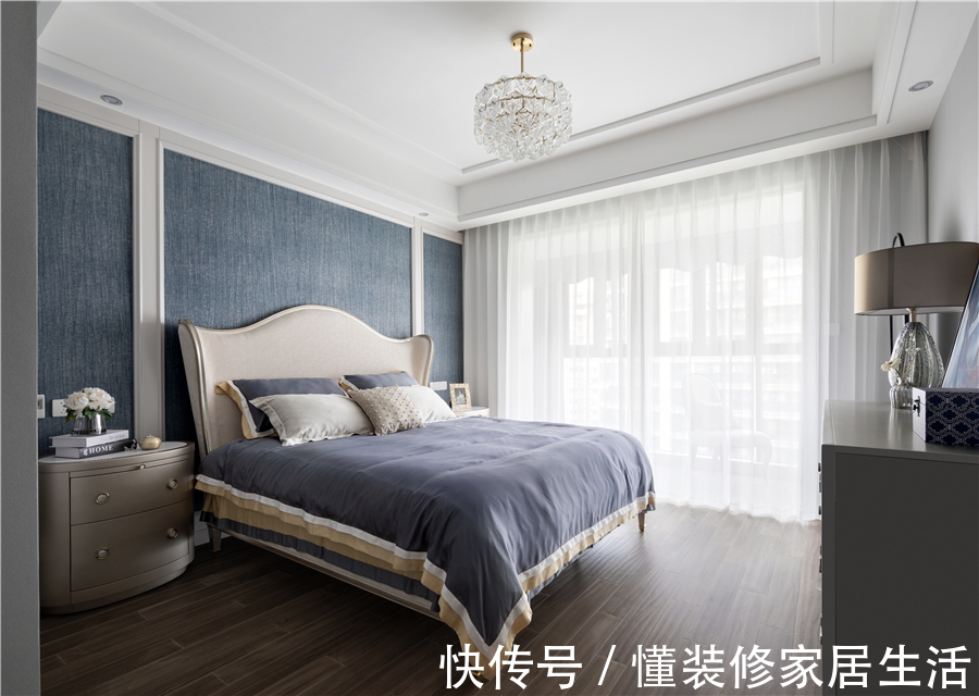 床头柜|2021年的装修能好看到什么样?21万打造浪漫优雅的四居法式轻奢风