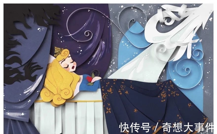 女孩子|也只有这么可爱的女孩子,才能用剪刀,剪出一整个童话故事