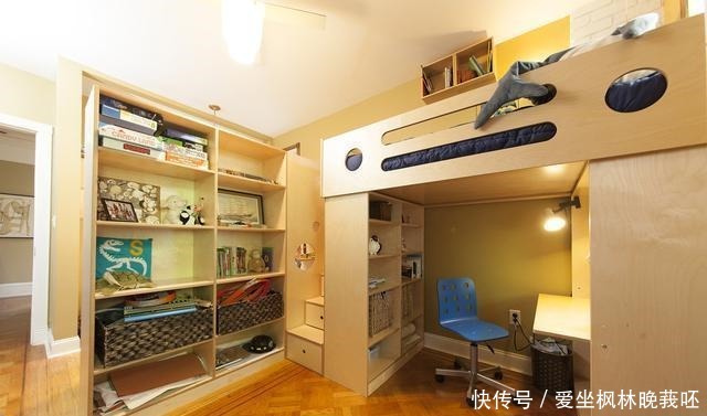 聪明的父母,都把一间儿童房隔成2间了!一儿一女同住一屋好方便!