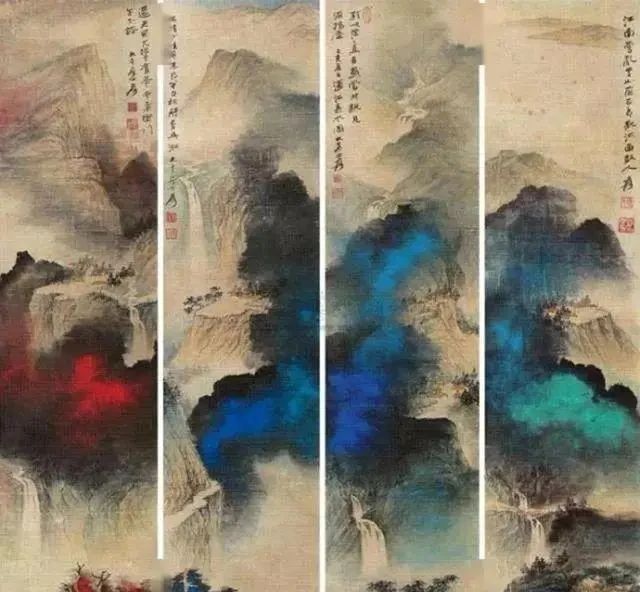 绘画作|国画大师张大千,心中一定要有绘画的境界,对后世影响颇深