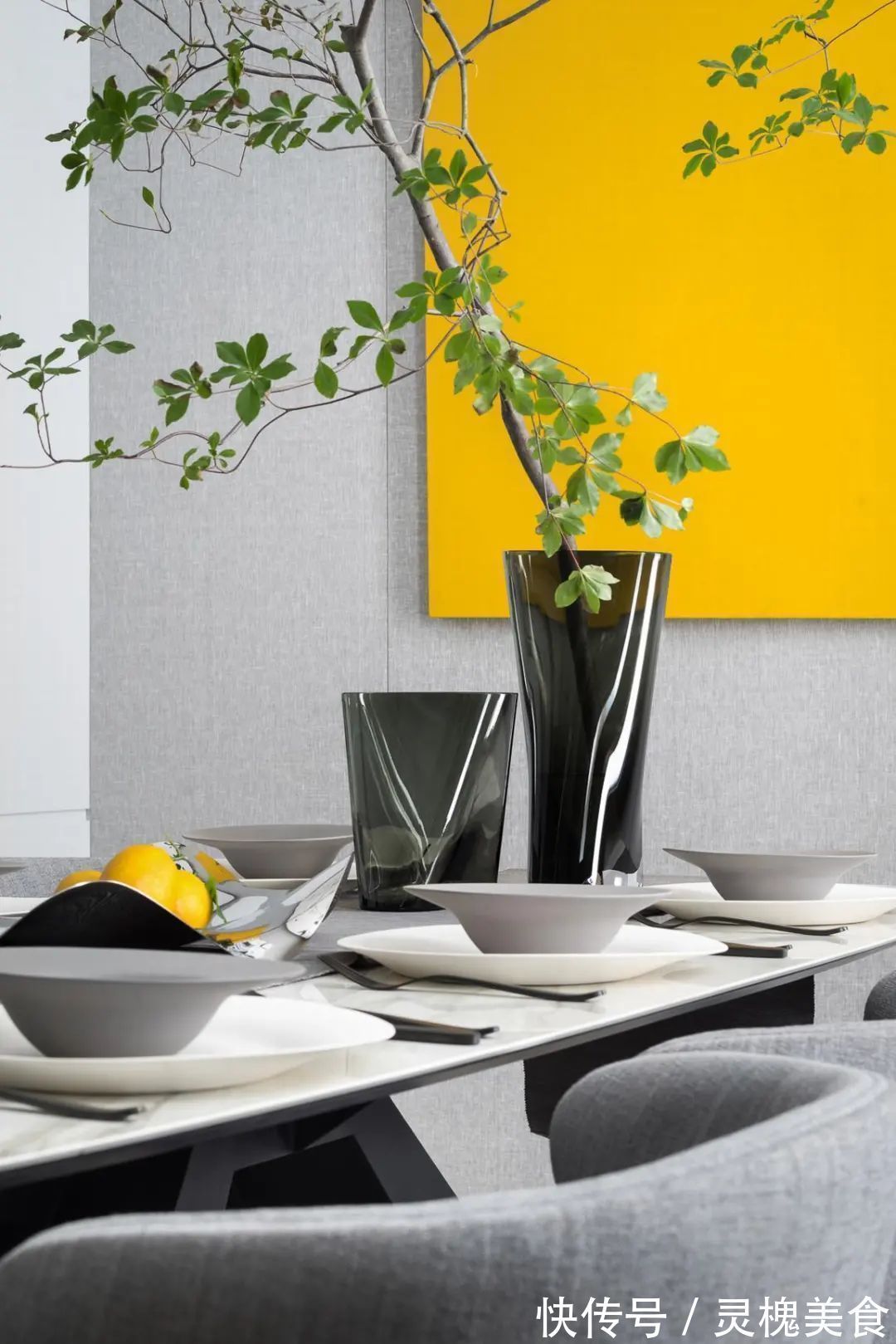 现代|210㎡联排小别墅，现代大方的布置，配色令人舒适