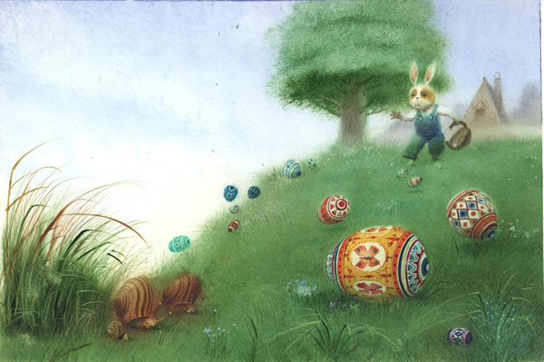 欧尼科夫!插画家欧尼科夫:画风瑰丽,笔触细腻,充满着独特的想象力