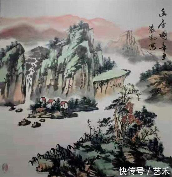 一等奖!徐慕翔——中国当代德艺双馨艺术家丨远景收眼底 动中藏恬静