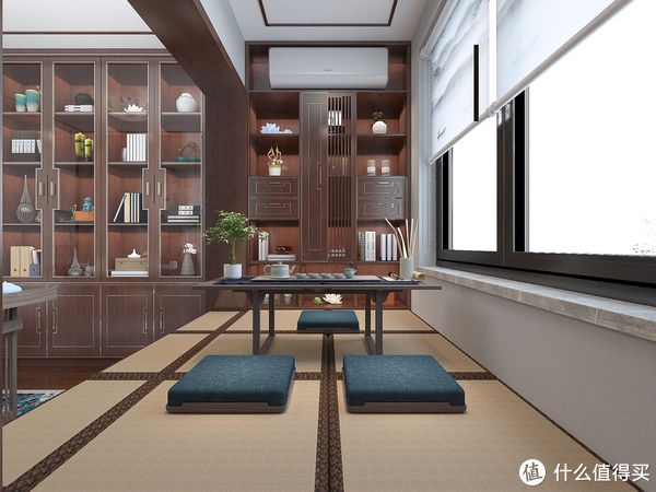 书香|长沙夫妻的旧房改造，装修清爽的新中式风，全屋充满了书香气息！