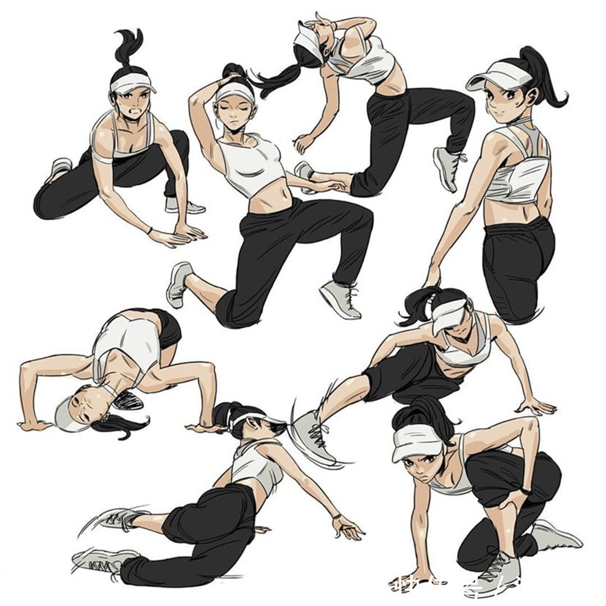 人物|动漫中的舞蹈动作是怎么绘制出来的,流畅的动作后面是大量的原画