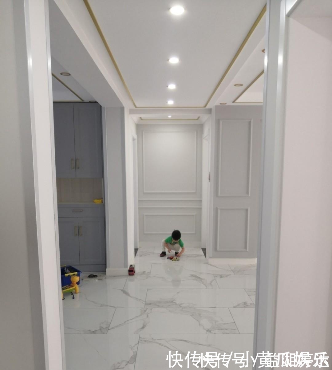 瓷砖|140平新房,历时四个月完工,全屋铺贴瓷砖,还没家具就很漂亮