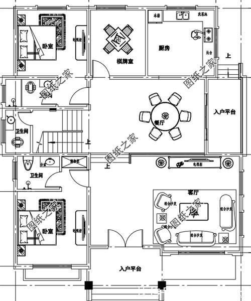 图纸|农村三层自建房平面图，经济实用，谁看了都想建