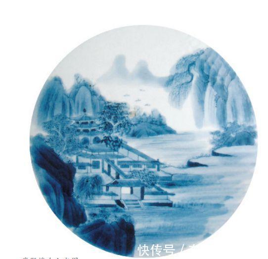 鉴赏 青花瓷上的 山水画 快资讯 鉴赏 青花瓷上的 山水画 快资讯