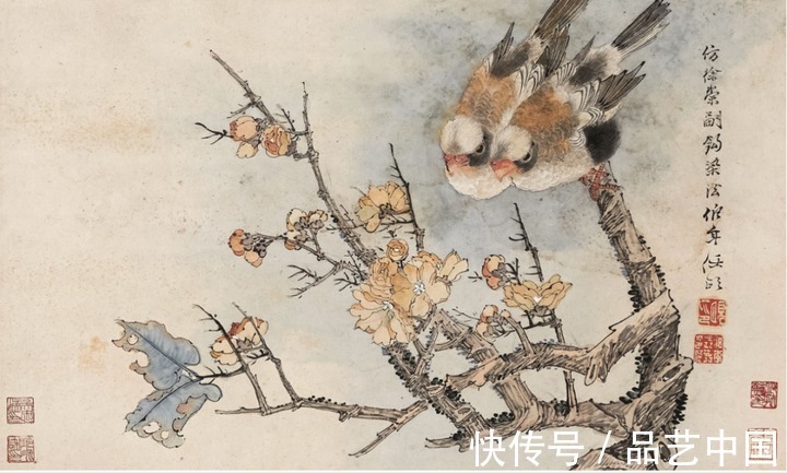 中国画家#他与吴昌硕同为“海派四杰”,徐悲鸿赞其是仇英后中国画家第一人