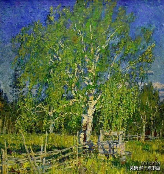 美术学院#阿巴库莫夫：被誉为俄罗斯的金笔，其画笔下都是净化的世界