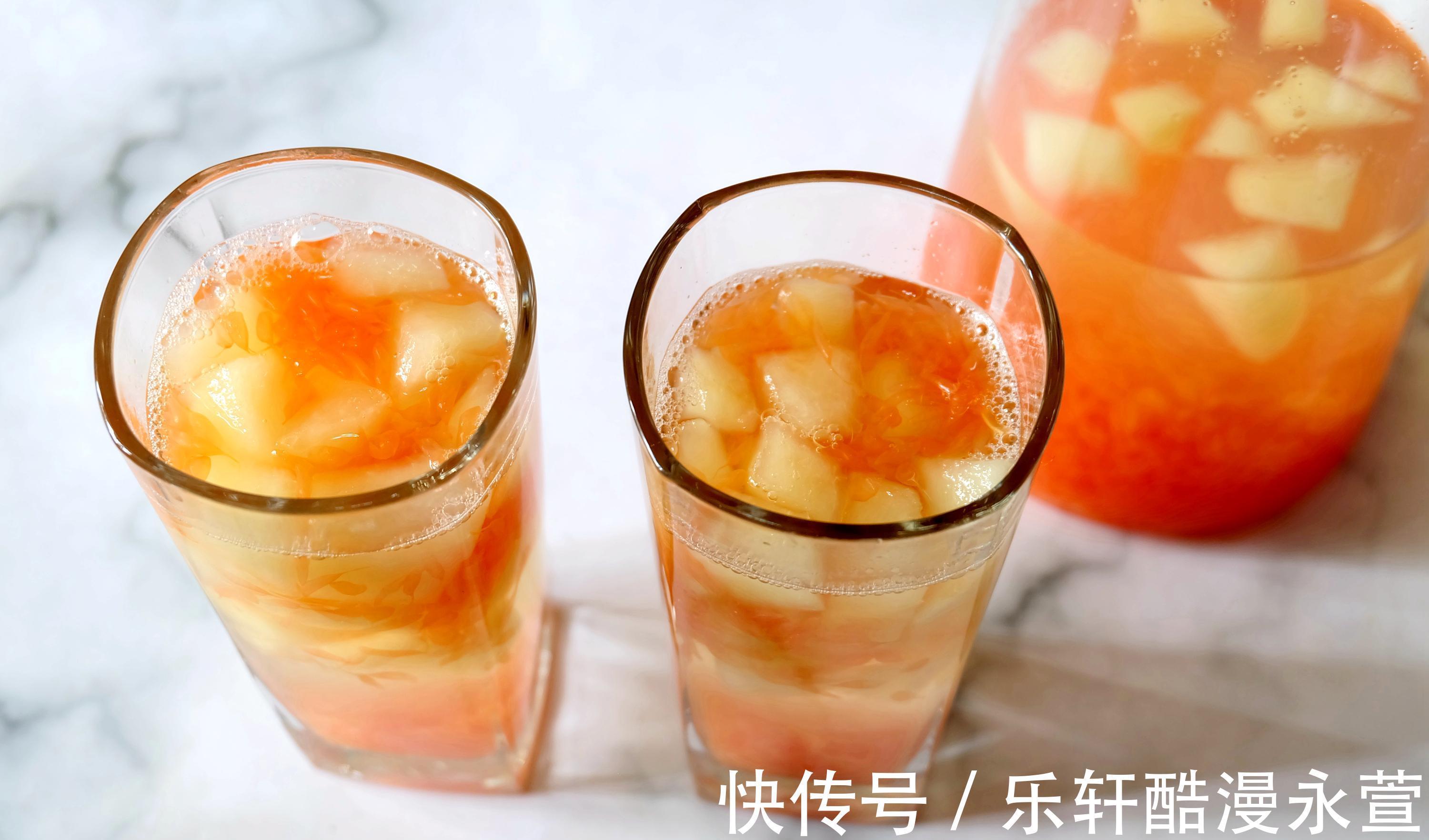 西柚|晒晒我家的午饭吧，两个菜，一个主食，一壶水果茶，营养健康好吃