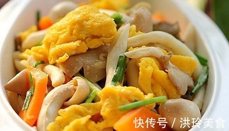 料酒|美食推荐香椿炒鸡蛋、鸡肉芦笋、南瓜花汤、鸡蛋炒双菇的做法