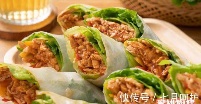 春卷皮|鸡胸肉最好吃的做法找到了！酸爽开胃，低脂低热量，清爽不油腻！