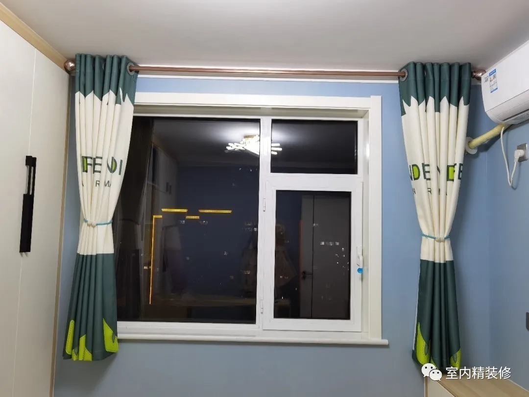 窗簾|看她家新房，安裝窗簾很漂亮，電視墻不做一點造型很值得效仿！